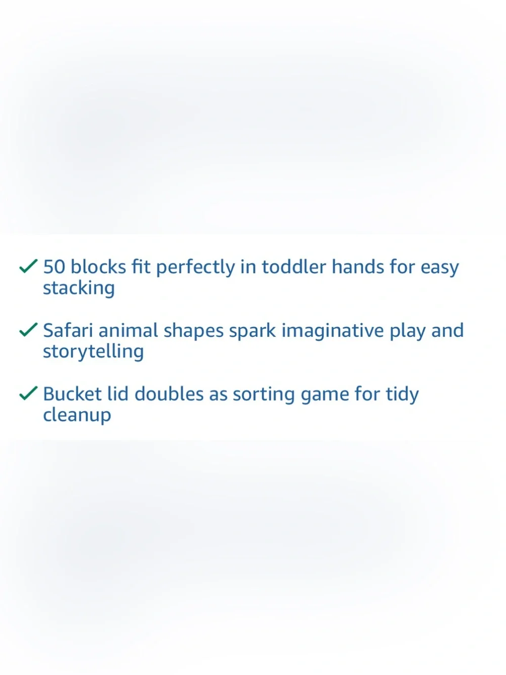 Safari Animal Wooden Block set